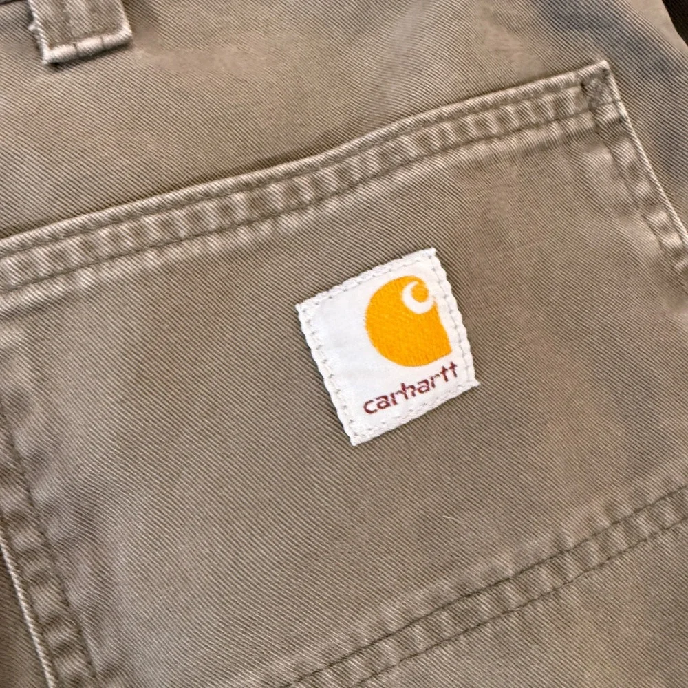 Carhartt Carpenter Pants Mens 44x30‎ Brown Relaxed Fit  Canvas Utility